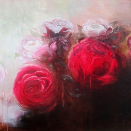Jane De France: 'Beautiful', 2011 Acrylic Painting, Floral. Artist Description: A beautiful expressive painting, painted in a series of layers capturing depth and dimension of the rose.copyright applies...