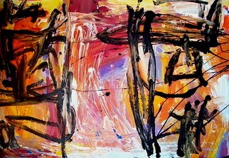 Laurie Vaughn: 'Back To Oz', 2007 Acrylic Painting, Abstract.   Back To Oz is an abstract expressionist, New York School art movement influenced, 