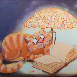 cat and interesting book By Lena Britova