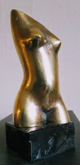 Artist Leonid Shatsylo. 'Female Torso' Artwork Image, Created in 2019, Original Sculpture Bronze. #art #artist