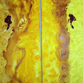 Leo Evans: '1st and 2nd PETER  Diptych', 2011 Acrylic Painting, Inspirational. Artist Description:                                             