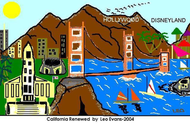Leo Evans  'CALIFORNIA RENEWED', created in 2004, Original Photography Color.