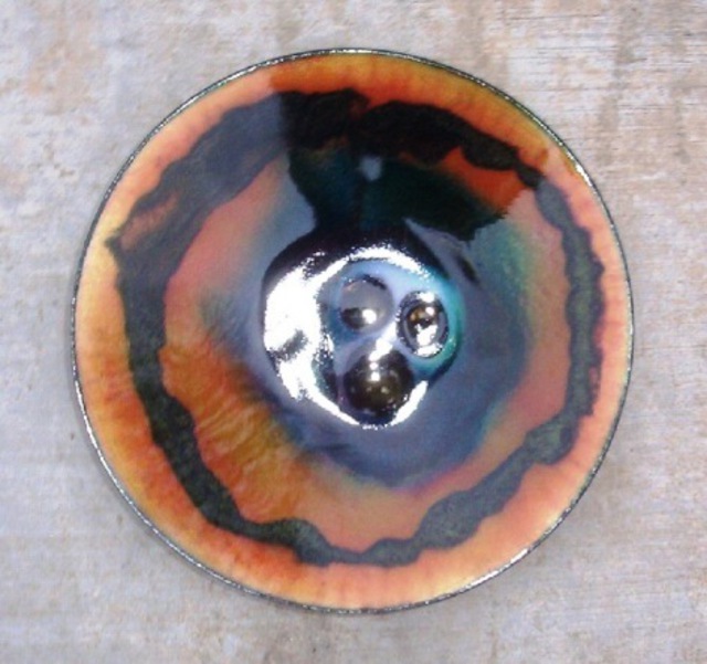 Leo Evans  'Colour Fusion Glass On Copper 14a', created in 2008, Original Photography Color.