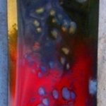Colour Fusion Glass On Copper 6a, Leo Evans
