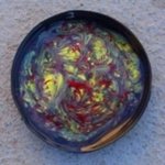 Colour Fusion Glass On Copper 7a, Leo Evans