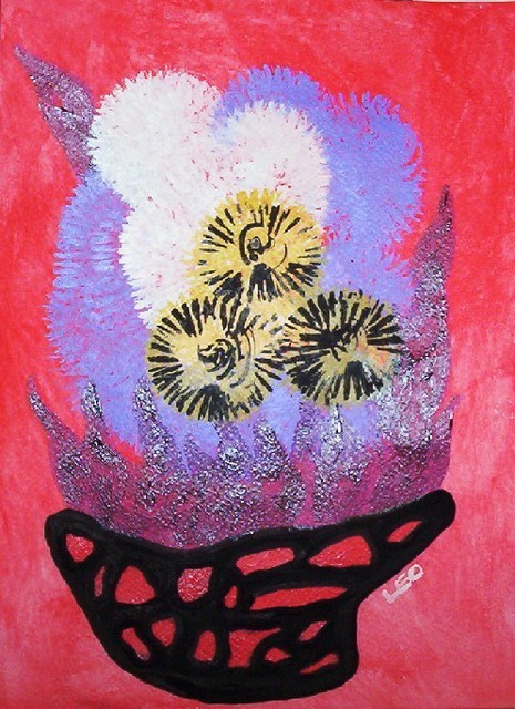 Leo Evans  'FLORAL PICASSO', created in 2010, Original Photography Color.