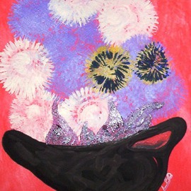 Floral Pollock, Leo Evans