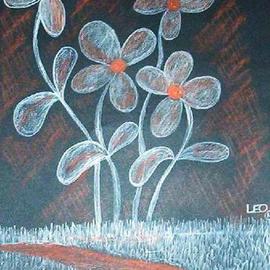 Leo Evans: 'KENYON PARK BEAUTY', 2005 Charcoal Drawing, Landscape. Artist Description: 