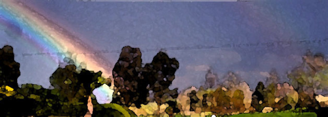 Leo Evans  'RAINBOW GOOSE CREEK 2', created in 2007, Original Photography Color.