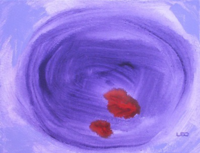 Artist Leo Evans. 'The Purpleness Passion' Artwork Image, Created in 2007, Original Photography Color. #art #artist
