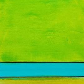 Leo Evans: 'shades of green', 2021 Acrylic Painting, Abstract. Artist Description: New Abstract  Art by Leo Evans   9x14   Acrylic on Canvas   Shades of Green...