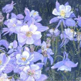 Columbines By Leonore Marie