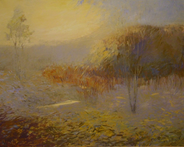 Lea Liblik  'The Border Of Light', created in 2010, Original Painting Oil.