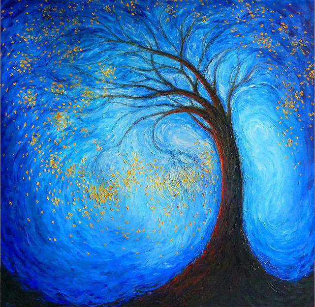 Artist Lidia Kirov. 'TREE OF LIFE ' Artwork Image, Created in 2011, Original Painting Oil. #art #artist