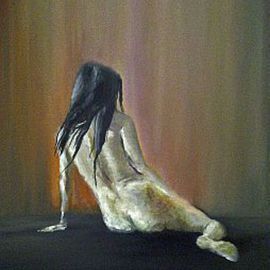 Liesel Du Plessis: 'Nude', 2012 Oil Painting, nudes. Artist Description:   Nude  ...