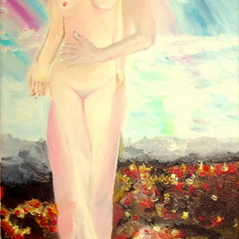 Edward  Lighthouse: 'divine love', 2013 Oil Painting, Religious. Artist Description: 