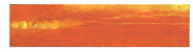 Artist Lillian Abel. 'Landscape Series Number 1 Orange' Artwork Image, Created in 2003, Original Painting Acrylic. #art #artist