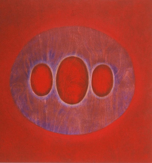 Lillian Abel  'Purpletrinity', created in 2002, Original Painting Acrylic.