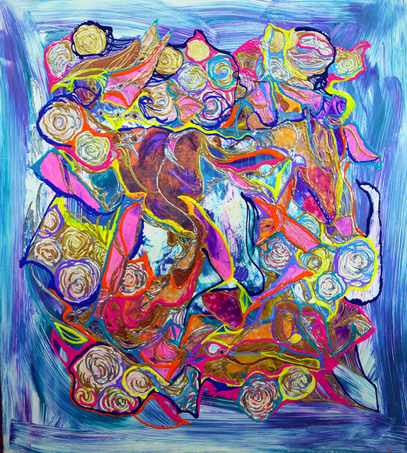Lisa Mee  'Cosmic Energy', created in 2021, Original Painting Other.