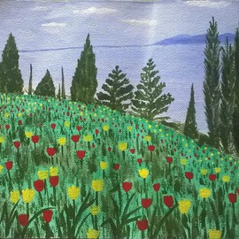 Tulip Garden By Reena Thomas