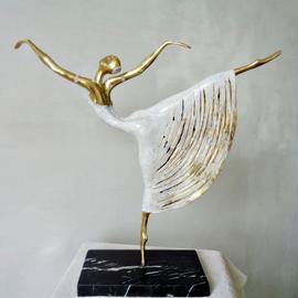 Liubka Kirilova: 'ballerina', 2016 Bronze Sculpture, Figurative. Artist Description: Bronze sculpture BALLERINA Unique Original...