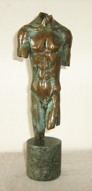 Liubka Kirilova  'Brobze Svulptue Torso', created in 2015, Original Sculpture Bronze.
