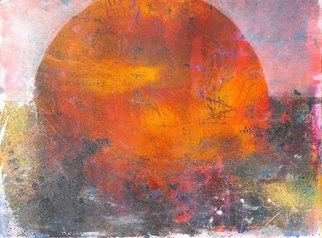 Olivia Alexander: 'Solar Birth', 2009 Mixed Media, Cosmic.   layers of colours, cosmic abstract.Limited edition fine art Giclee prints available  ...