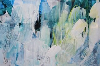 Elizabeth Barber Leventhal: 'Grove', 2015 Oil Painting, Abstract.   40x60 mixed media on canvas                                                             ...