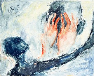 Ljuba Adanja: 'Fear', 2002 Oil Painting, Undecided. 