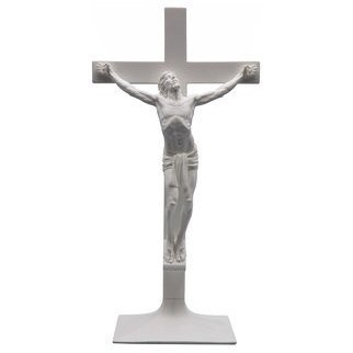 Paige Lee: 'jesus on the cross', 2017 Other Sculpture, Christian.  I looked everywhere for a statue of Jesus that I could put on my desk, but I was surprised that I couldn t find the right one. So I made my own Jesus on the cross, which was the beginning of LOARTZ. I spent a lot of time trying to...