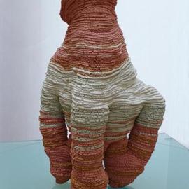 Andreas Loeschner Gornau Artwork The Eight Legged Skeptic, 2013 Ceramic Sculpture, Ecological