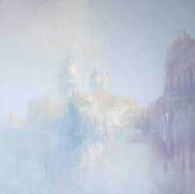 Alain Longet  'Venice Blue', created in 2003, Original Painting Oil.
