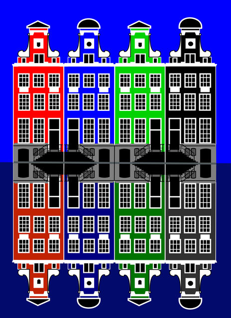 Asbjorn Lonvig  'Amsterdam', created in 2016, Original Painting Other.