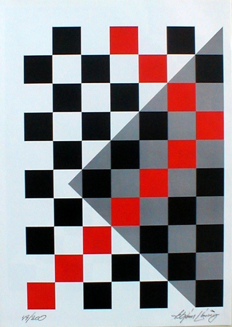 Artist Asbjorn Lonvig. 'C4 To D5 Poster' Artwork Image, Created in 1986, Original Painting Other. #art #artist