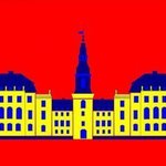 Christiansborg Palace Yellow By Asbjorn Lonvig