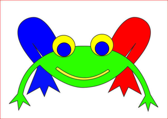 Artist Asbjorn Lonvig. 'Frederic The Frog' Artwork Image, Created in 2010, Original Painting Other. #art #artist