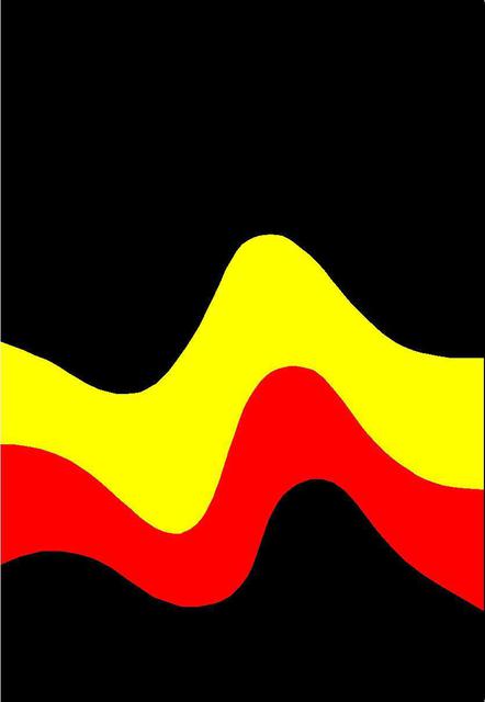 Asbjorn Lonvig  'German Three Pulse', created in 2005, Original Painting Other.