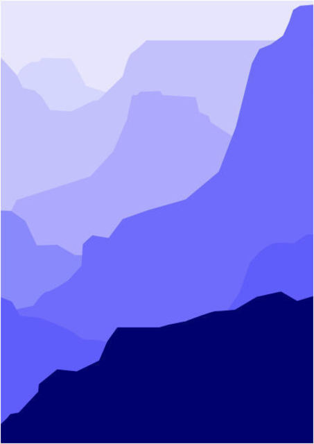 Artist Asbjorn Lonvig. 'Grand Canyon Blue' Artwork Image, Created in 2010, Original Painting Other. #art #artist