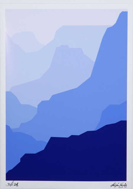 Artist Asbjorn Lonvig. 'Grand Canyon Mist' Artwork Image, Created in 2016, Original Painting Other. #art #artist