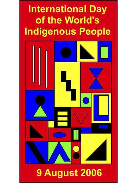Artist Asbjorn Lonvig. 'Indigenous People International Day' Artwork Image, Created in 2006, Original Painting Other. #art #artist