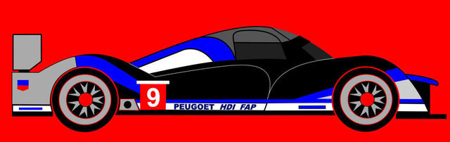 Asbjorn Lonvig  'Inspired By Peugeot 908 HDi FAP', created in 2010, Original Painting Other.