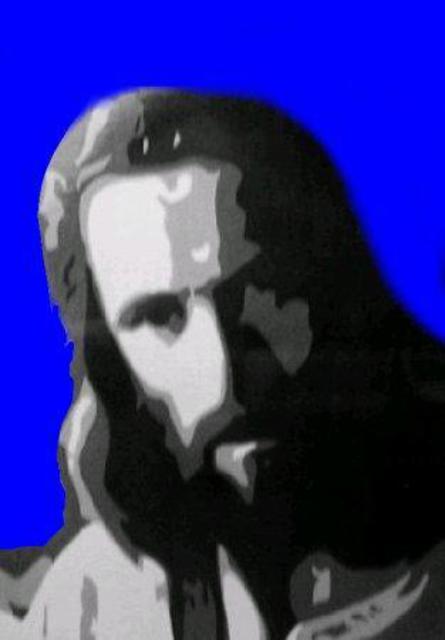 Artist Asbjorn Lonvig. 'Jesus II' Artwork Image, Created in 2004, Original Painting Other. #art #artist