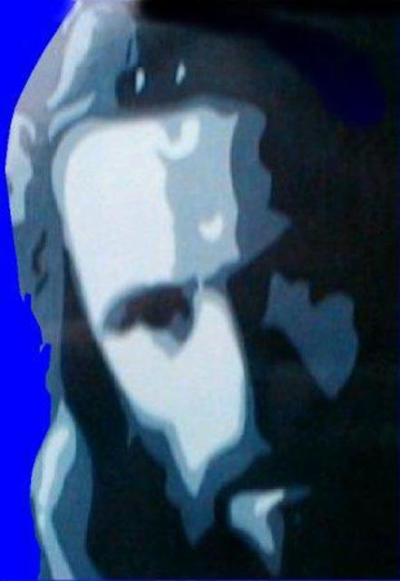 Artist Asbjorn Lonvig. 'Jesus IV' Artwork Image, Created in 2004, Original Painting Other. #art #artist