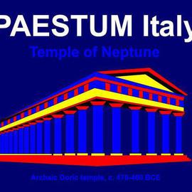 Paestum Italy By Asbjorn Lonvig