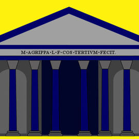 Pantheon Portal Rome Inspirations By Asbjorn Lonvig