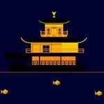 The Golden Temple Kyoto Japan By Asbjorn Lonvig