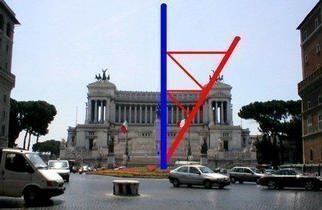 Asbjorn Lonvig: 'V for Venice', 2003 Steel Sculpture, Abstract. Piazza Venezia, Rome.In 2002 I investigated the 