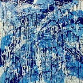 Asbjorn Lonvig: 'a Finish pineforest in winter', 2001 Acrylic Painting, Abstract. Artist Description: Well. . . . . . . ....