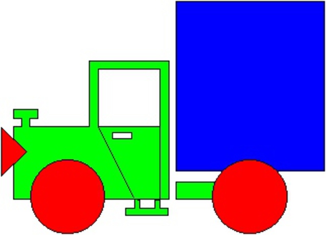 Asbjorn Lonvig  'Happy Jack Truck', created in 2002, Original Painting Other.