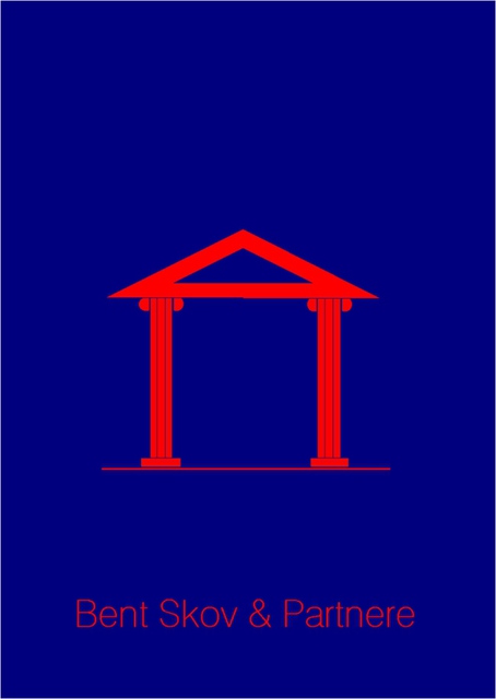 Artist Asbjorn Lonvig. 'Justitias Red Temple' Artwork Image, Created in 2003, Original Painting Other. #art #artist